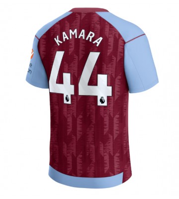 Aston Villa Boubacar Kamara #44 Hjemmebanetrøje 2023-24 Kort ærmer